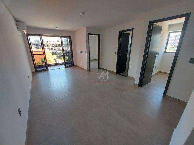 Apartamento novo de 59m² com 02 Quartos + Varanda, à 200m do Mar