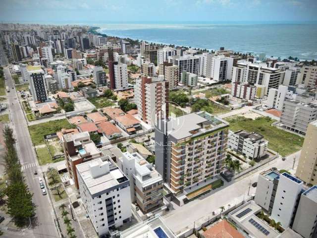 Apartamentos na planta com 01, 02 e 03 quartos no coração de Intermares