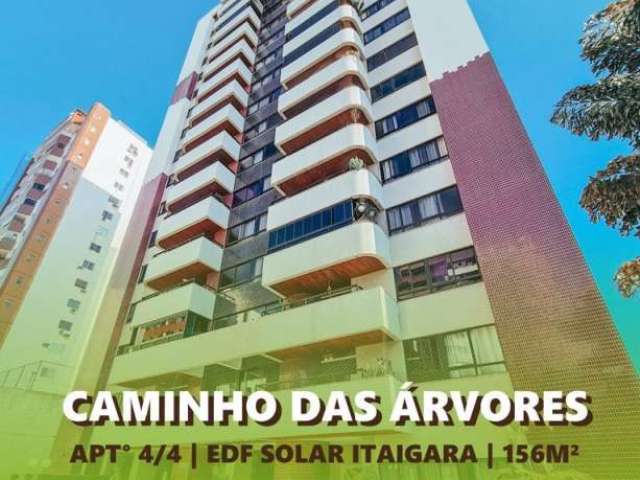 SOLAR DO ITAIGARA - Caminho das Árvores | Apartamento 4 quartos com 156m²  | Semi mobiliado | 2 garagens