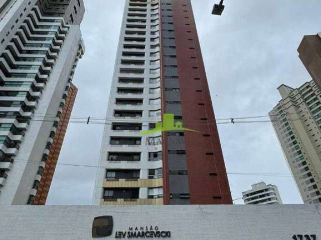 MANSÃO LEV SMARCEVSCKI | Apartamento | 1 por andar | 236 m² | Nascente | 4 suítes climatizadas | Master com Closet | 2 Varandas | 4 vagas + depósito