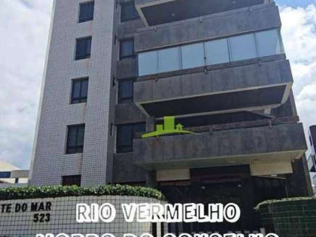 Apartamento a venda Rio Vermelho | Morro do Conselho | 364m² | Vista Mar | 4 suítes espaçosas | Máster com closet e varanda | Salvador