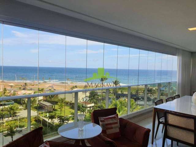 Apartamento 4/4 à venda no Hemisphere 360, 165m², nascente total, vista mar, varandão gourmet, 3 suítes e 3 vagas, com lazer completo em Salvador.