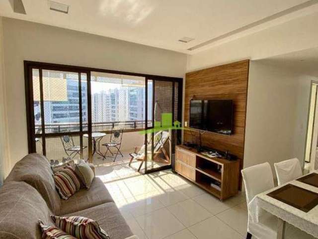 Apartamento à venda no Alphaville Salvador | 2 quartos reversível para 3 | 79m² | Andar alto | Varanda com reiki | 2 vagas | Lazer completo | R$ 990.