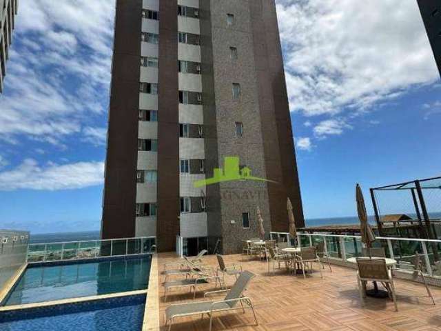 Apartamento de luxo à venda em Patamares no Colina A | 3 suítes | 142m² | Nascente total com vista mar frontal | Varanda gourmet | R$ 1.700.000