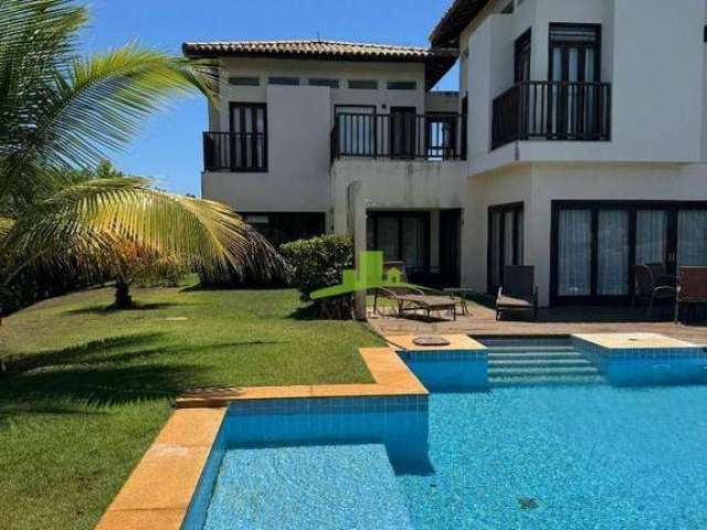 Casa de Luxo em Quintas de Sauípe Laguna, 4 Suítes, 1.100m² de Terreno. Acesso à Praia Privativa. Porteira Fechada. R$ 1.750.000