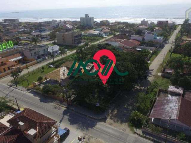 Terreno no Balneário Paese, frente asfalto e quadra mar. Único lote disponível para venda frente Rua Corvina