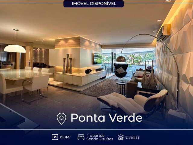 Lindo apartamento na beira mar de Ponta Verde