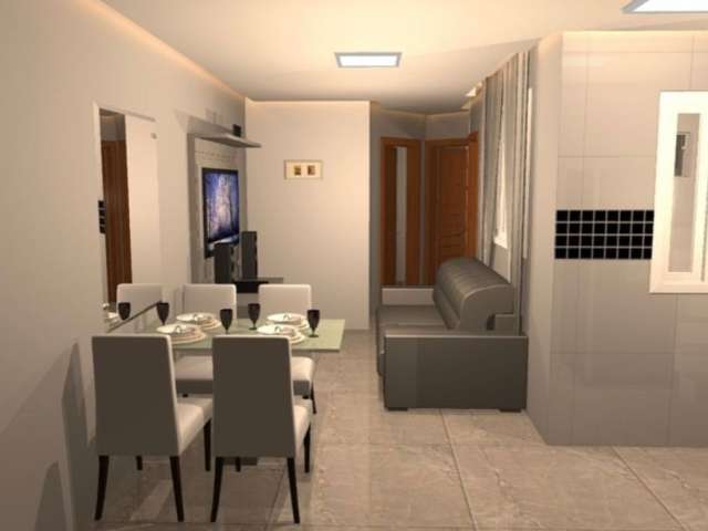 Apartamento com varanda a venda/permuta em Santo André-Alto de Santo André