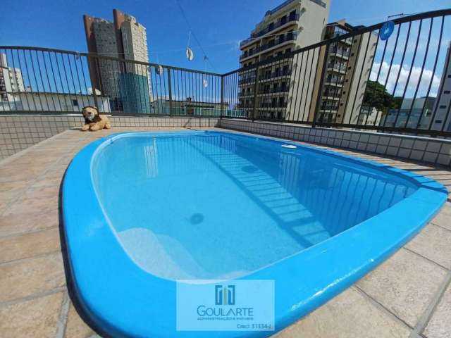 Cobertura penthouse, 4 dormitórios sendo 4 suítes, com piscina e churrasqueira, lado praia Enseada-Guarujá/SP.