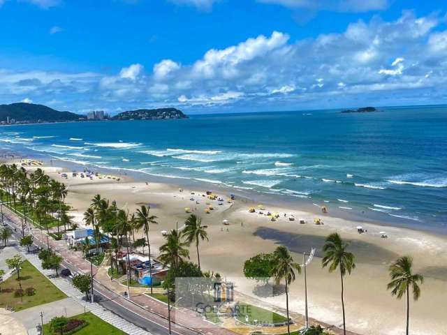 Apartamento Alto Padrão vista total mar, 4 dormitorios sendo 4 suítes, lazer no condomínio Enseada-Guarujá/SP.