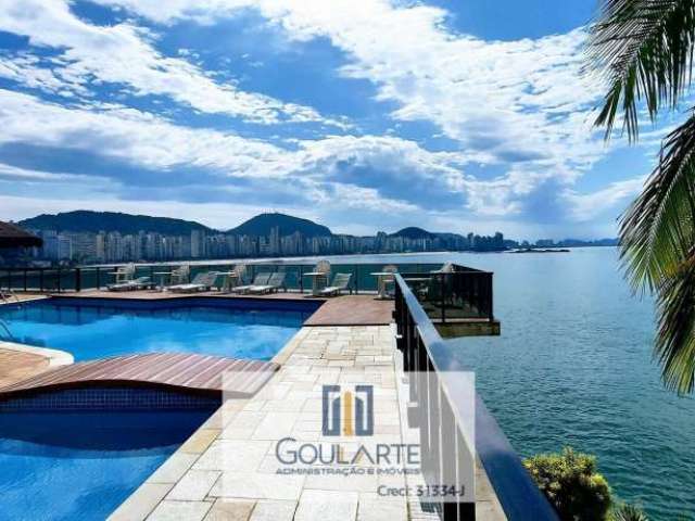 Apartamento alto padrão, sacada vista total mar, 3 suítes, lazer completo no condomínio, ASTÚRIAS-Guarujá/SP.