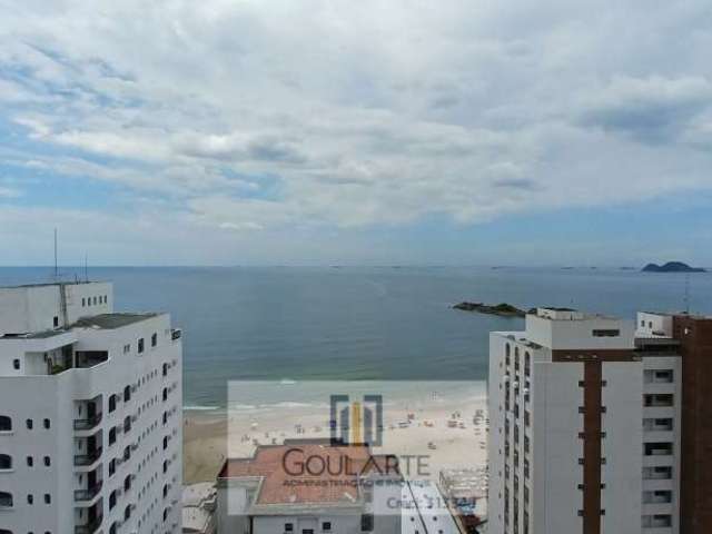 Apartamento alto padrão com vista mar, 3 dormitórios sendo 1 suíte, lazer completo no condomínio, PITANGUEIRAS-Guarujá/SP.