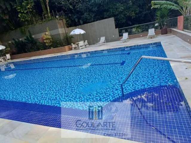 Apartamento alto padrão com 4 dormitórios sendo 1 suíte e 1 dormitório reversível, com sacada e lazer completo no condomínio na praia da Pitangueiras-Guarujá/SP