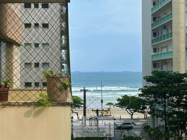 Apartamento alto padrão, sacada vista parcial mar, 4 dormitórios sendo 2 suítes, Pitangueiras-Guarujá/SP.