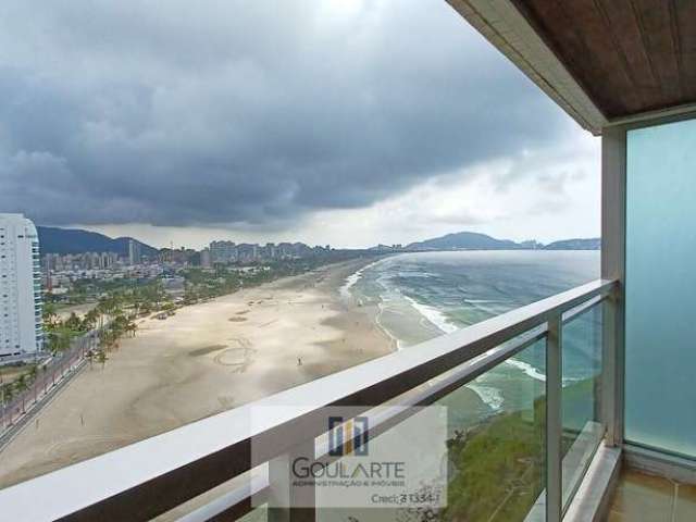 Apartamento alto padrão com vista mar, 3 dormitórios sendo 1 suíte, PITANGUEIRAS-Guarujá/SP.