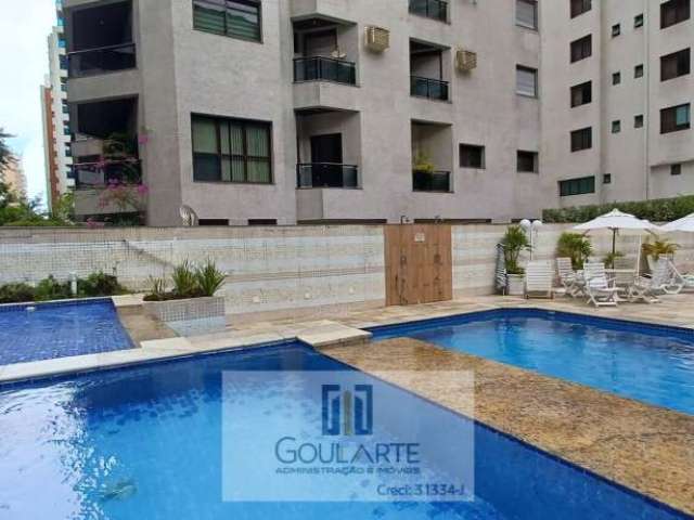 Apartamento alto padrão com acesso a sacada, 3 suítes, lazer completo no condomínio - Pitangueiras-Guarujá/SP.