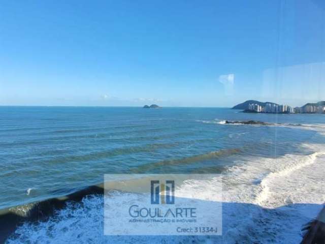 Apartamento alto padrão com sacada gourmet e vista total para o mar, 3 suítes climatizadas, lazer completo no condomínio - PITANGUEIRAS - Guarujá/SP.