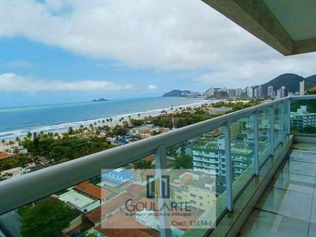 Apartamento alto padrão com 3 dormitórios sendo 3 suítes, sacada vista mar e lazer completo no condomínio na praia da Enseada-Guarujá/SP.