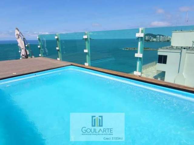 COBERTURA PENTHOUSE com 3 suítes climatizadas, piscina privativa com vista mar, churrasqueira e sauna - PITANGUEIRAS - Guarujá/SP.