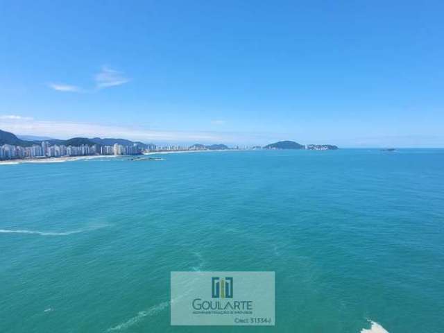 Apartamento alto padrão com vista total do mar, 3 dormitórios sendo 1 suíte, lazer completo no condomínio - ASTÚRIAS-Guarujá/SP.