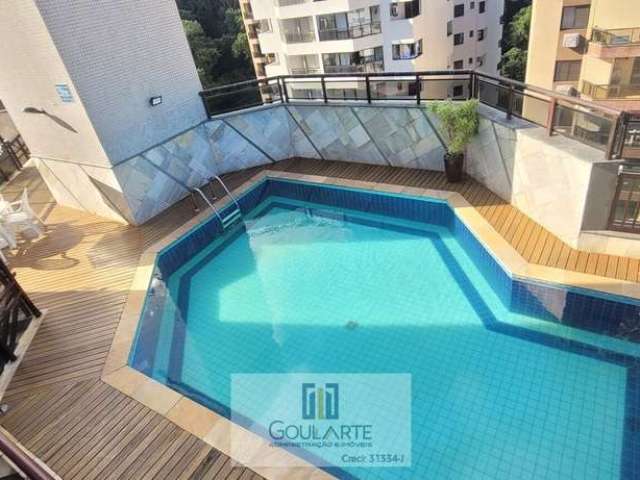 Apartamento alto padrão com sacada gourmet, 3 suítes climatizadas, lazer completo no condomínio - PITANGUEIRAS-Guarujá/SP.