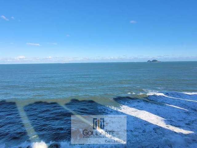 Apartamento alto padrão com sacada vista total para o mar, 3 suítes climatizadas, lazer completo no condomínio, PITANGUEIRAS - Guarujá/SP.