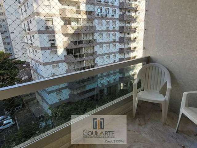 Apartamento alto padrão com 3 dormitórios sendo 1 suíte, vista parcial mar, quadra do mar - PITANGUEIRAS-Guarujá/SP.