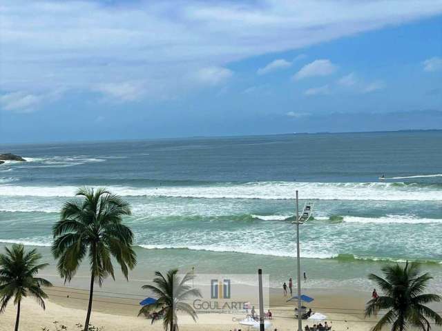 Apartamento Alto Padrão com sacada vista mar, 3 dormitórios sendo 3 suítes, PITANGUEIRAS-GUARUJÁ/SP.