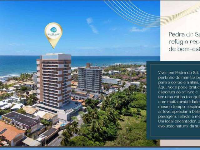 Lanai Pedra do Sal - Apartamento com 1 dormitório à venda, 40 m² por R$ 412.571 - Itapuã - Salvador/BA