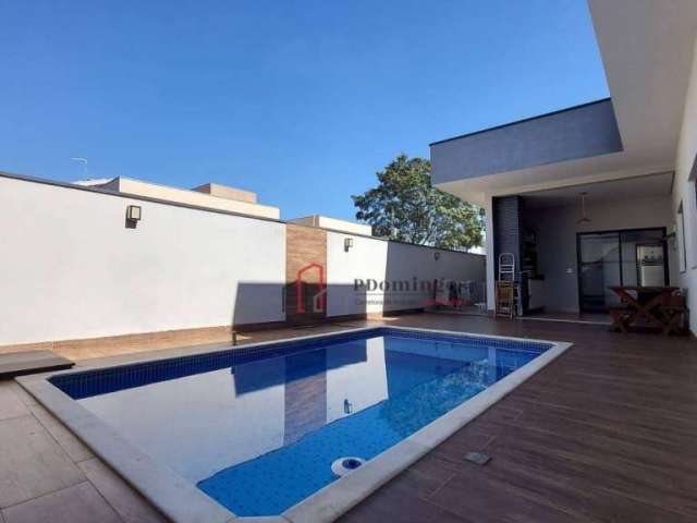 Casa térrea - com piscina - residencial jardim de mônaco - hortolândia