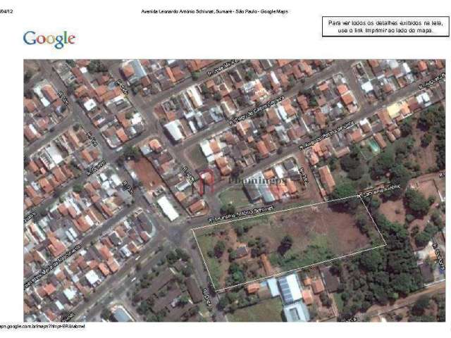 Área urbana em bairro - parque residencial regina - matão em sumaré