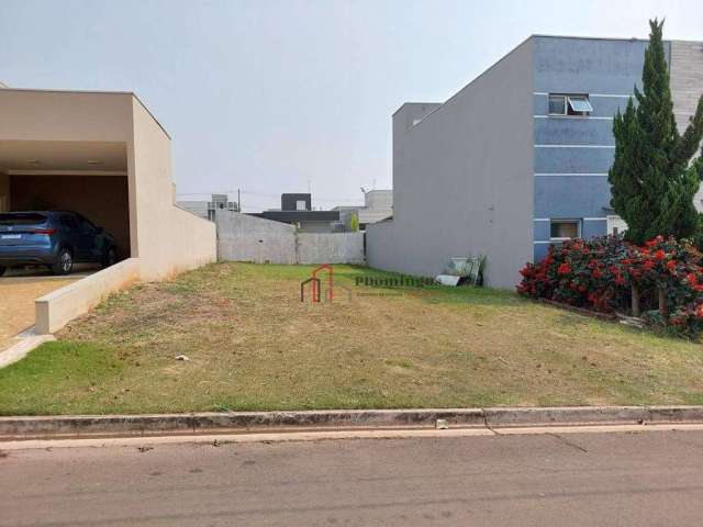 Terreno plano - avenida do condomínio - residencial real park - sumaré