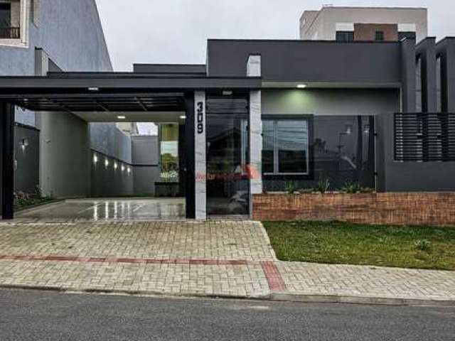 Casa de Luxo com 198m² à Venda em Araucária - Próximo ao Parque Cachoeira