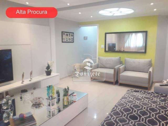 Sobrado com 3 dormitórios à venda, 260 m² por R$ 1.280.000,00 - Campestre - Santo André/SP