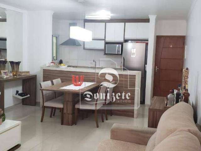 Cobertura com 3 dormitórios à venda, 170 m² por R$ 699.000,00 - Campestre - Santo André/SP