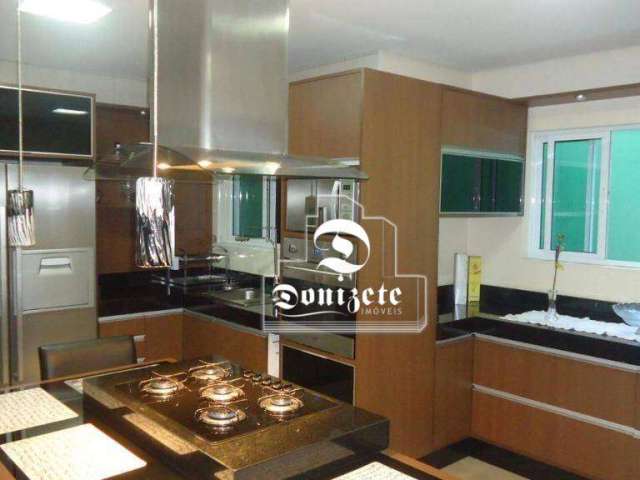 Sobrado com 3 dormitórios à venda, 130 m² por R$ 679.999,90 - Vila Homero Thon - Santo André/SP