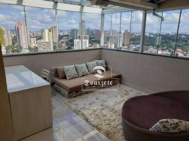 Cobertura com 3 dormitórios à venda, 155 m² por R$ 1.007.000,00 - Vila Assunção - Santo André/SP