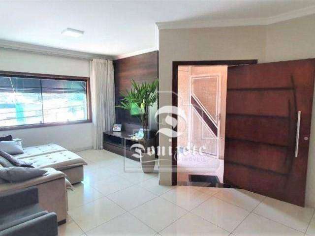 Sobrado com 3 dormitórios à venda, 174 m² por R$ 675.000,00 - Vila Apiaí - Santo André/SP