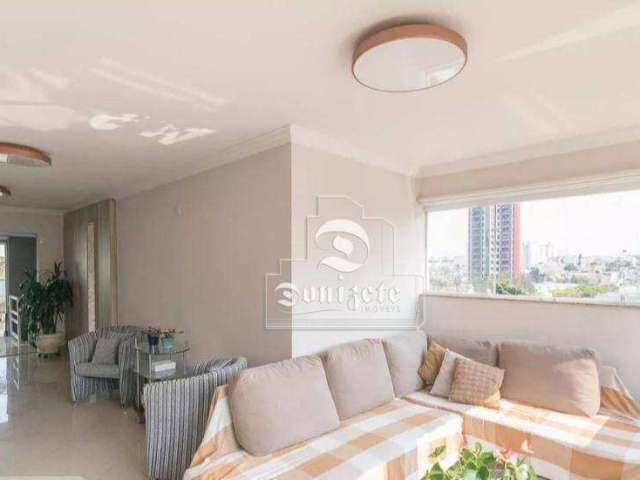 Cobertura com 3 dormitórios à venda, 180 m² por R$ 945.000,00 - Jardim - Santo André/SP