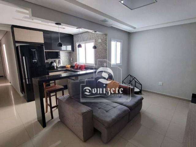 Cobertura com 3 dormitórios à venda, 140 m² por R$ 955.000,00 - Vila Valparaíso - Santo André/SP