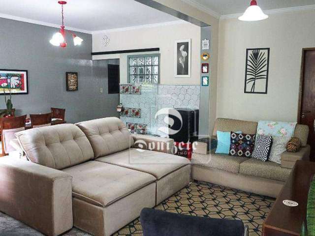 Casa com 3 dormitórios para alugar, 270 m² por R$ 4.370,00/mês - Campestre - Santo André/SP