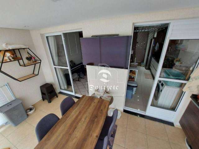 Apartamento com 3 dormitórios à venda, 86 m² por R$ 800.000,00 - Vila Valparaíso - Santo André/SP