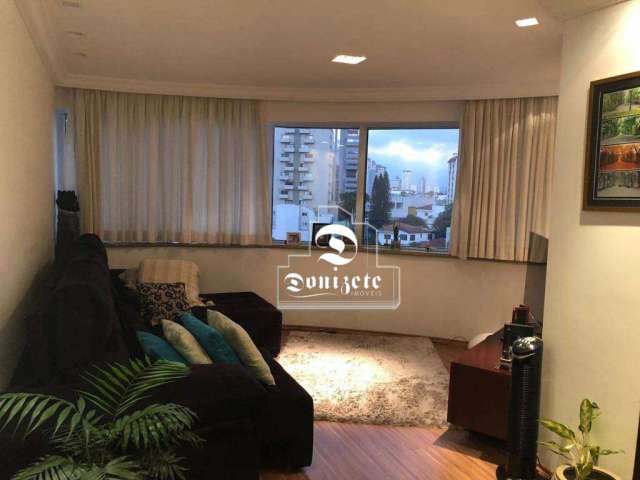 Apartamento com 2 dormitórios para alugar, 77 m² por R$ 3.935,00/mês - Jardim Bela Vista - Santo André/SP