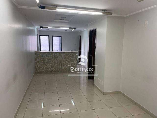 Sala, 140 m² - venda por R$ 549.900,00 ou aluguel por R$ 6.080,01/mês - Jardim - Santo André/SP