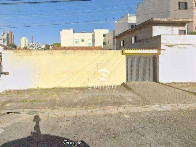 Terreno à venda, 200 m² por R$ 1.000.000,00 - Jardim - Santo André/SP