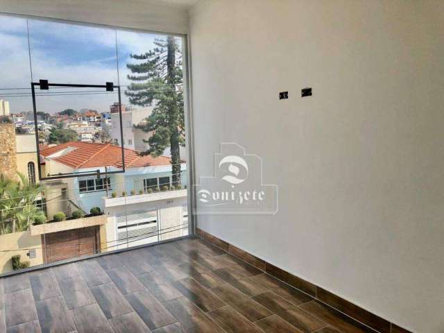 Cobertura com 2 dormitórios à venda, 107 m² por R$ 549.999,00 - Campestre - Santo André/SP