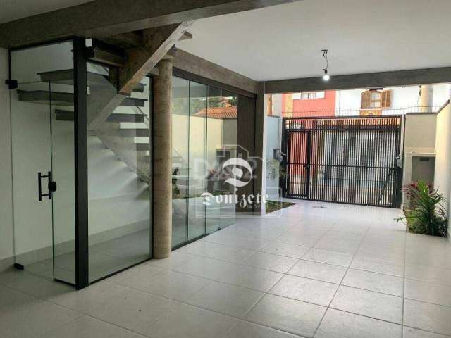 Sobrado com 3 dormitórios à venda, 170 m² por R$ 798.000,00 - Vila Homero Thon - Santo André/SP