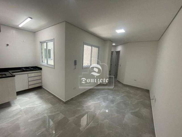 Cobertura com 2 dormitórios à venda, 81 m² por R$ 479.000,00 - Campestre - Santo André/SP