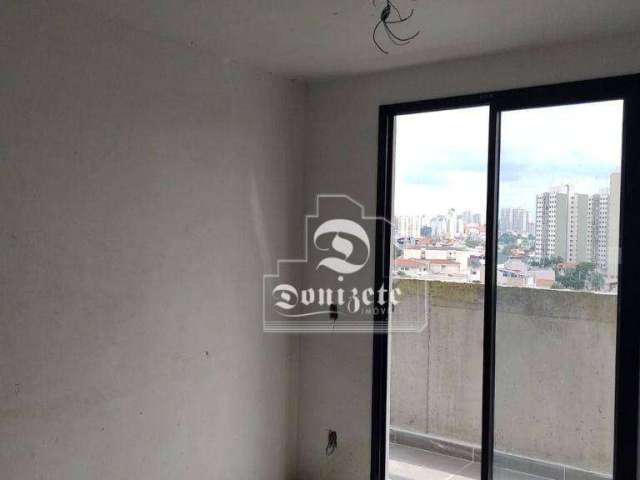 Apartamento com 2 dormitórios à venda, 39 m² por R$ 274.900,00 - Vila Valparaíso - Santo André/SP