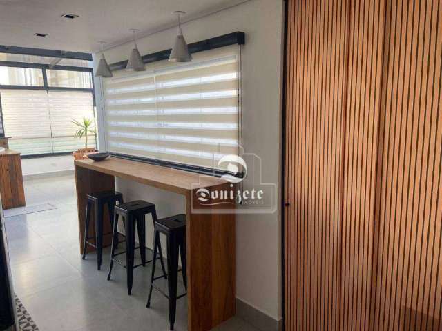 Cobertura com 2 dormitórios à venda, 98 m² por R$ 890.000,00 - Jardim - Santo André/SP